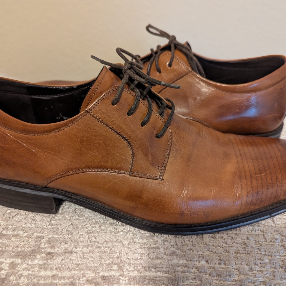 Kenneth Cole New York Brown Leather